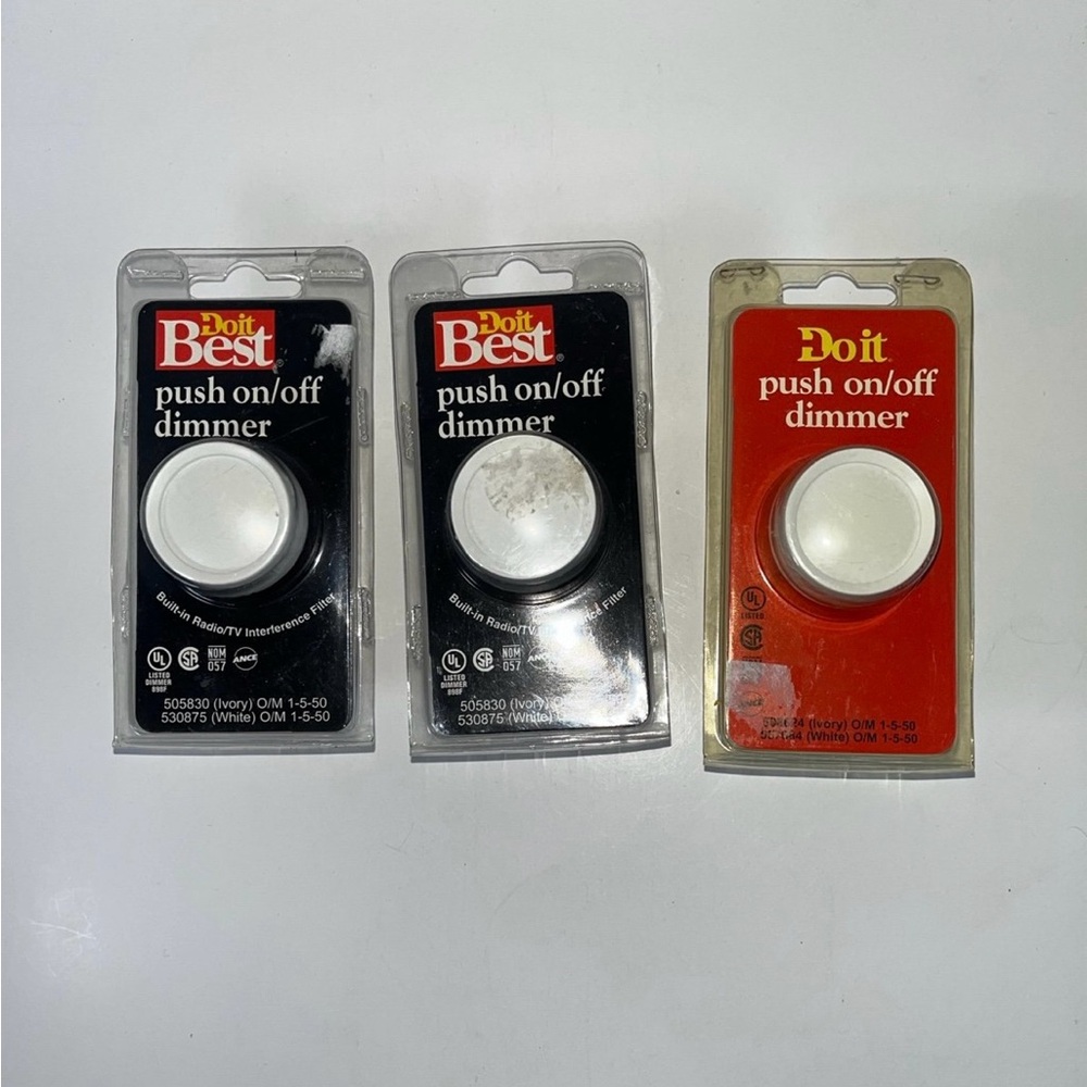 Do It Best Push On/Off Dimmer Set of 3